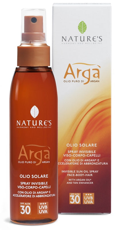 Arga' olio solare spray invisibile spf 30 150 ml