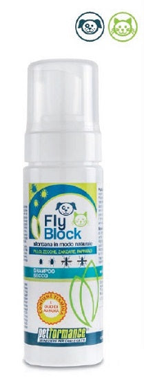 Petformance flyblock shampoo secco cani/gatti 150 ml