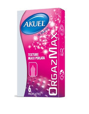 Profilattico akuel orgazmax 6 pezzi