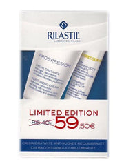 Rilastil progression idratante 50 ml + hd contorno occhi 15 ml