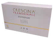 Trattamento completo crescina transdermic ri-crescita 200 uomo 10+10 fiale da 3,5 ml