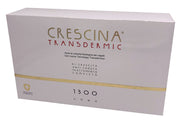 Trattamento completo crescina transdermic ri-crescita 1300 uomo 10+10 fiale da 3,5 ml