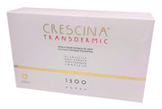 Trattamento completo crescina transdermic ri-crescita 1300 donna 20+20 fiale da 3,5 ml