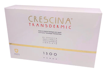 Trattamento completo crescina transdermic ri-crescita 1300 donna 20+20 fiale da 3,5 ml