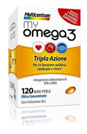 Multicentrum cuore mente e vista boost omega 3 120 mini perle