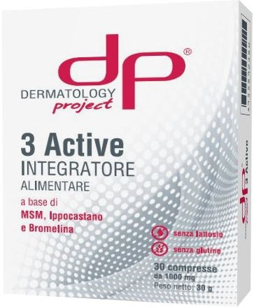 Dp 3 active 30 compresse da 1000 mg