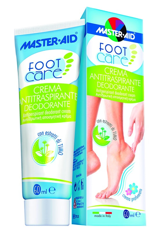 Master-aid footcare crema antitraspirante deodorante 60 ml l3