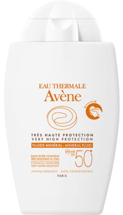 Eau thermale avene solare fluido minerale 50+ 40 ml