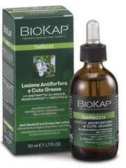 Biokap bellezza lozione antiforfora e cute grassa 50 ml biosline