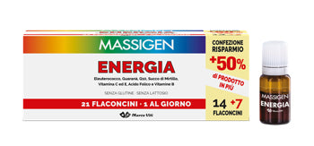 Massigen energia 21 flaconcini da 10 ml