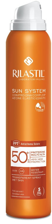 Rilastil sun system ppt spf 50+ transparent spray 75 ml
