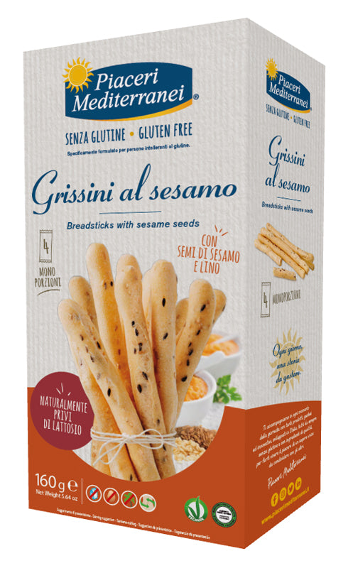 Piaceri mediterranei grissini sesamo 160 g