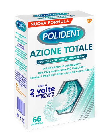 Polident azione totale 66 compresse