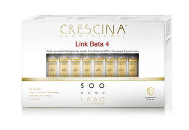 Crescina link beta 4 ri-crescita 200 uomo 20 fiale 3,5 ml