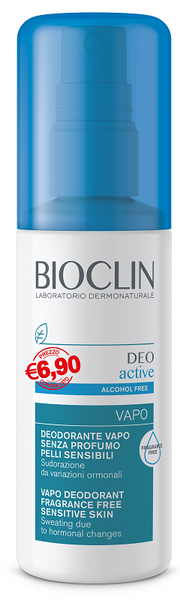 Bioclin deo active vapo senza profumo e senza alcool per pelli sensibili promo 100 ml