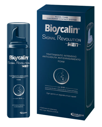 Bioscalin signal revolution men trattamento intensivo anticaduta antidiradamento foam 75 ml