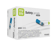 Lancette pungidito mylife safety lancets comfort 30 gauge 200 pezzi