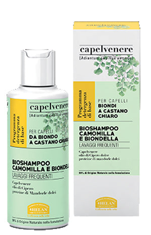 Capelvenere bioshampoo camomilla e biondella 200 ml