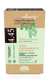 Capelvenere colours tinta capelli 4,45n castano rame mogano
