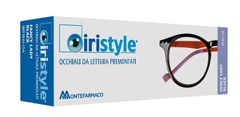 Occhiale da lettura premontato iristyle fancy lady black +3,5