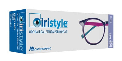 Occhiale da lettura premontato iristyle fancy lady blue +1