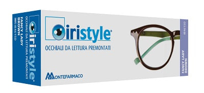 Occhiale da lettura premontato iristyle fancy lady brown +2,5