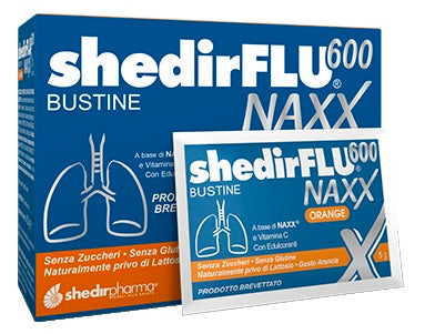 Shedirflu 600 naxx arancia senza zuccheri 20 bustine