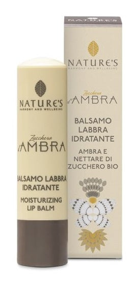 Nature's zucchero ambra balsamo labbra edizione limitata