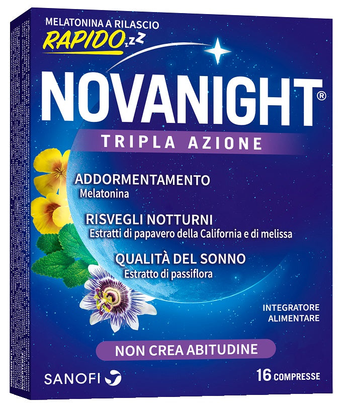 Novanight 16 compresse rilascio rapido