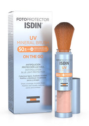 Fotoprotector uv mineral brush pennello