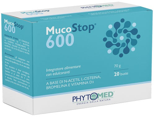 Mucostop 600mg 20 bustine