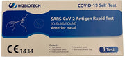 Test antigenico rapido covid-19 wizboitech sars-cov2 autodiagnostico rilevazione qualitativa antigene sars-cov-2 in tamp nasale