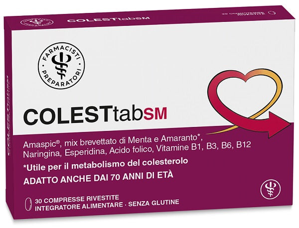 Lfp colesttab sm 30 compresse rivestite senza glutine
