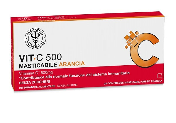 Lfp vit c 500 masticabile arancia 20 compresse masticabili da 1,65 g