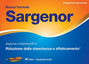 Sargenor 20 fiale da 5 ml nuova formulazione