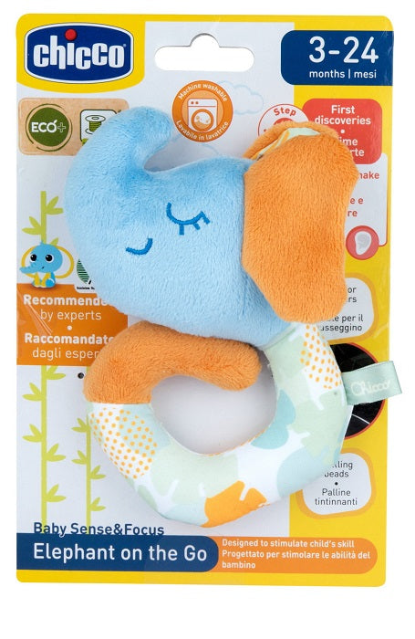 Chicco gioco baby sense&focus trillino soft elefante eco+