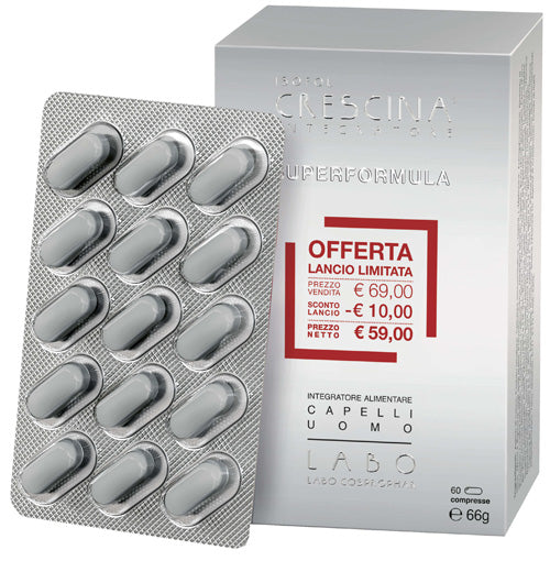 Crescina integratore isofol superformula uomo 60 compresse 60 g