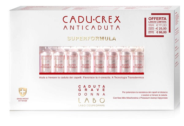Cadu-crex superformula caduta grave donna 20 fiale da 3,5 ml
