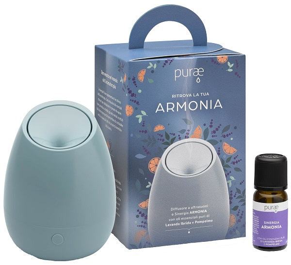 Purae kit ritrova la tua armonia diffusore blossom ortensia sinergia 5 ml