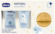 Chicco natural sensation detergente 200 ml + crema + spugna