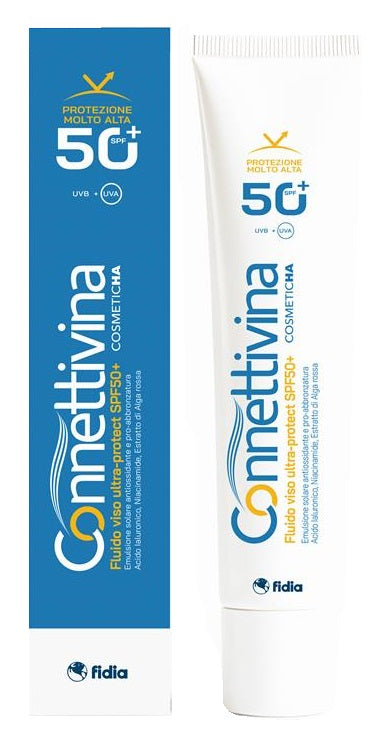 Connettivina fluido viso ultra protect spf50+ 50 ml