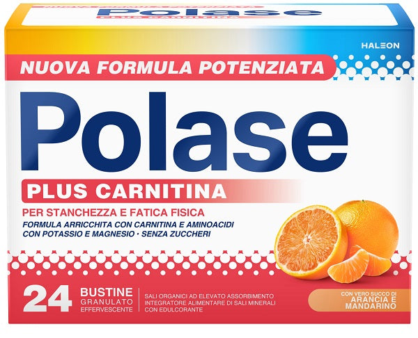 Polase plus carnitina 24 bustine granulato effervescente da 6,8 g