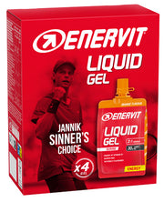 Enervit sport liquid gel orange 4 pezzi da 60 ml