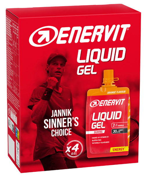 Enervit sport liquid gel orange 4 pezzi da 60 ml