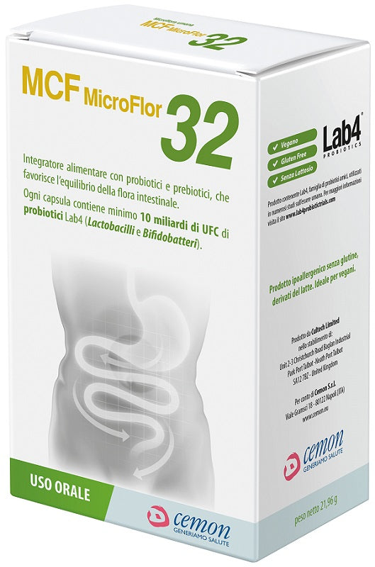 Mcf microflor 32 60 capsule vegetali