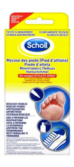 Kit piede d'atleta scholl
