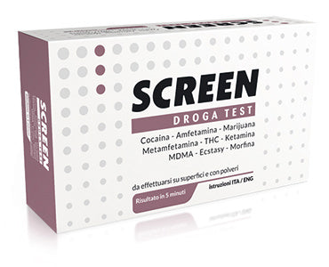 Screen droga test 7 droghe su superfici solidi o polveri test antidroga