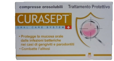 Curasept compresse orosolubili trattamento protettivo 30 compresse