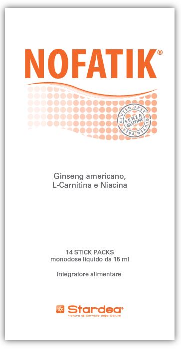 Nofatik 14 stickpacs monodose liquido da 15 ml