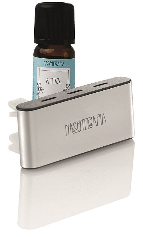 Diffusore auto argento con sinergia attiva